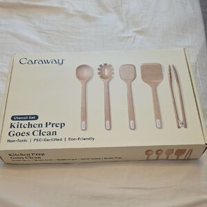 Caraway Wooden Kitchen Utensil Set